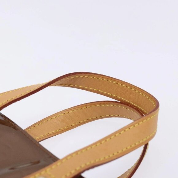LOUIS VUITTON Monogram Vernis Reade PM Hand Bag Bronze M91146 LV Auth 132734 - Picture 11 of 16